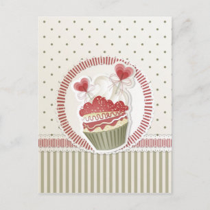 Carte postale Dot Cupcake