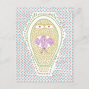 Carte postale Dotty Egyptian Cobra