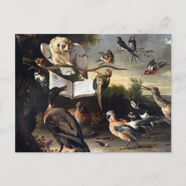 Carte Postale D'où viennent les chants d'oiseaux (Devant)