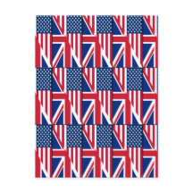Carte postale Double Citoyen Américain & Britanniq