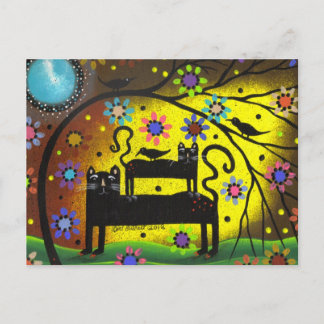 Carte Postale Double problème de l'art populaire par Lori Everet