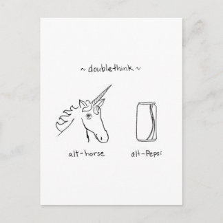 Carte Postale Doubléthink