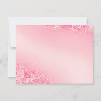 Carte postale douce Aquarelle rose florale