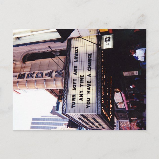 Carte postale douce et agréable (Devant)