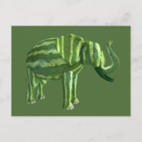 Douce Journée nationale du melon d'eau Éléphant