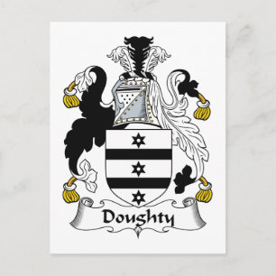 Carte Postale Doughty Family Crest