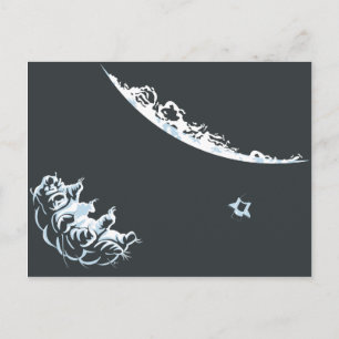 Carte postale d'ours à eau (horizontale)