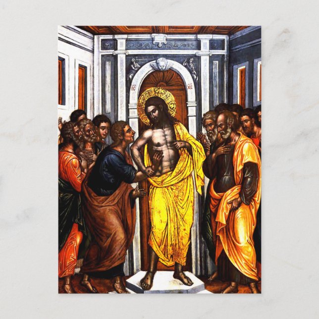 Carte Postale Douter de Thomas par Emmanuel Tzanes (Devant)