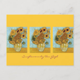 Carte Postale Douze tournesols de Van Gogh