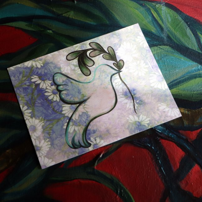 Carte Postale Dove d'espoir et de paix (Créateur téléchargé)