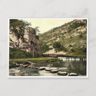 Carte Postale Dovedale, steppe, Derbyshire, Angleterre cla