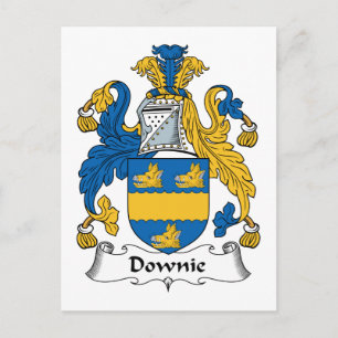 Carte Postale Downie Family Crest