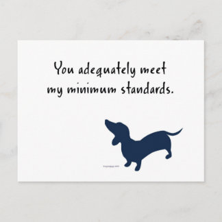 Carte postale Doxie