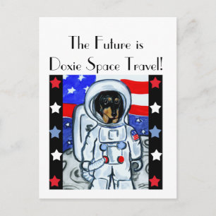 CARTE POSTALE DOXIE ASTRONAUT