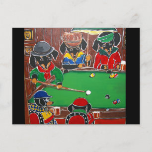 CARTE POSTALE DOXIE BILLIARDS