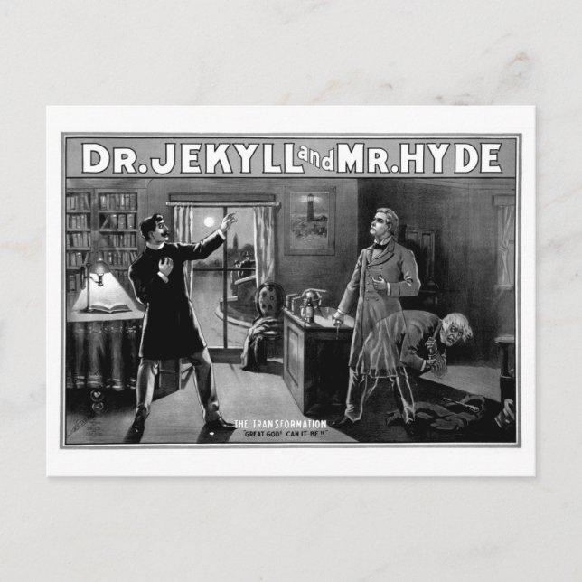 Carte Postale Dr Jekyll et M. Hyde (Devant)