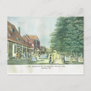 Carte Postale Dr Johnson à Tunbridge Wells, 1748