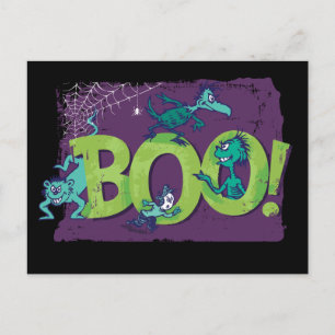 Carte Postale Dr. Seuss   BOU ! Graphique d'Halloween