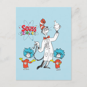 Carte Postale Dr Seuss   Chat dans la science de la sécurité Cas