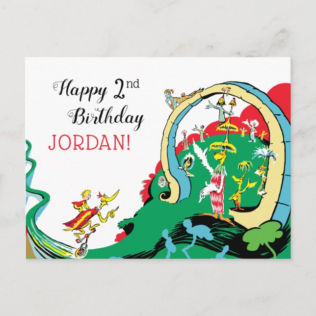 Carte Postale Dr Seuss | Joyeux Anniversaire Pour Vous ! (Devant)