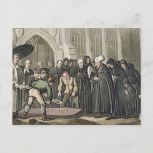 Carte Postale Dr Syntax aux funérailles de sa femme, de "The To