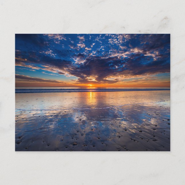 Carte Postale Drac seascape, sunset, CA (Devant)