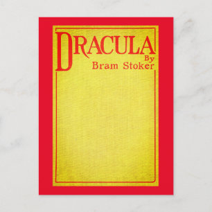 Carte Postale Dracula Couverture de la première édition