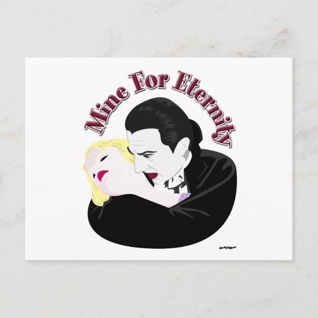 Carte Postale Dracula, La mienne Pour L'Éternité (Devant)