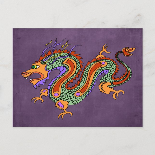 Carte Postale dragon (Devant)