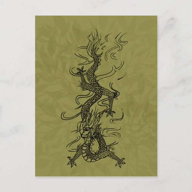 Carte Postale dragon (Devant)