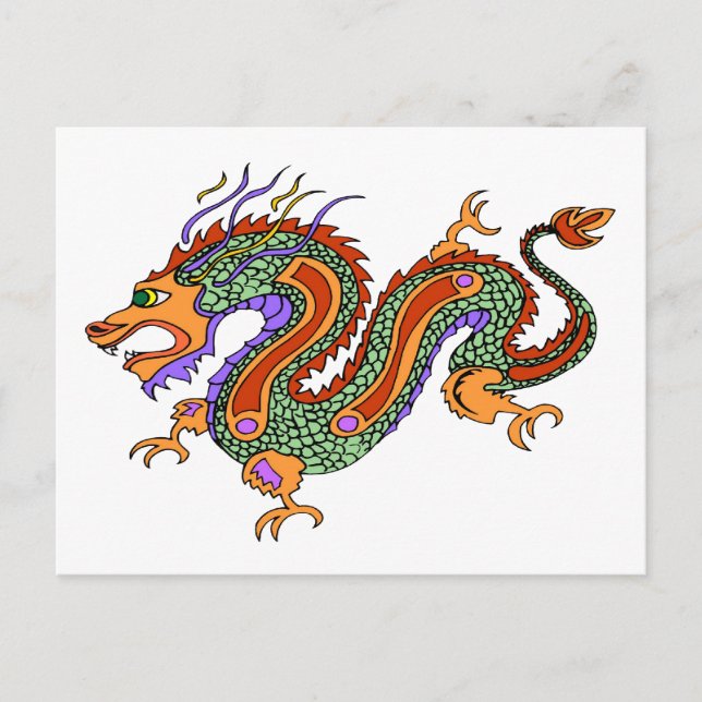 Carte Postale dragon (Devant)