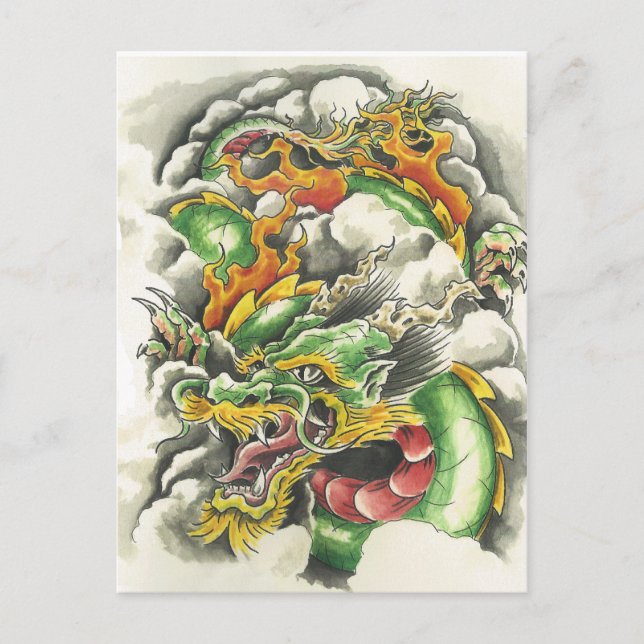 Carte postale Dragon (Devant)