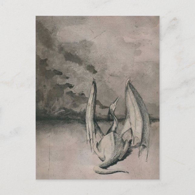 Carte Postale dragon (Devant)