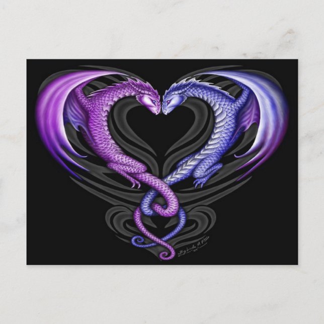 Carte Postale dragon (Devant)