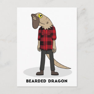 Carte Postale Dragon barbu