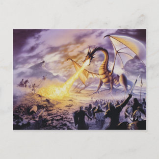 Carte postale Dragon Battle