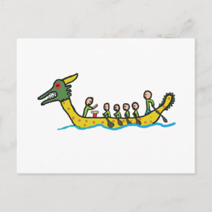 Carte Postale Dragon Boat Racing