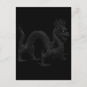 Carte Postale Dragon dans les étoiles