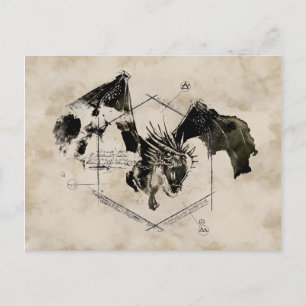 Carte Postale Dragon de queue hongroise