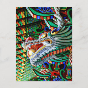 Carte Postale Dragon de Temple Brilliant