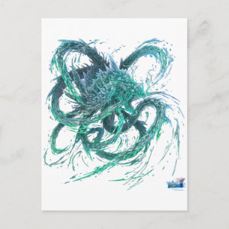 Carte Postale Dragon d'eau