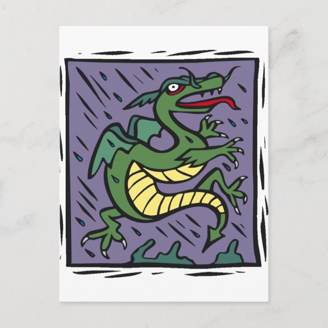 Carte Postale Dragon Design 47 (Devant)