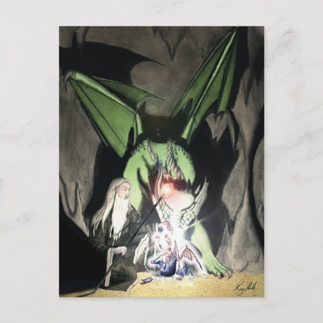 Carte Postale Dragon Magic (Devant)