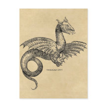 Carte postale Dragon Parchment