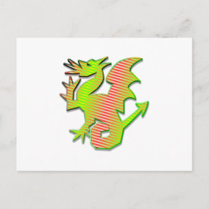 Carte Postale Dragon stylisé