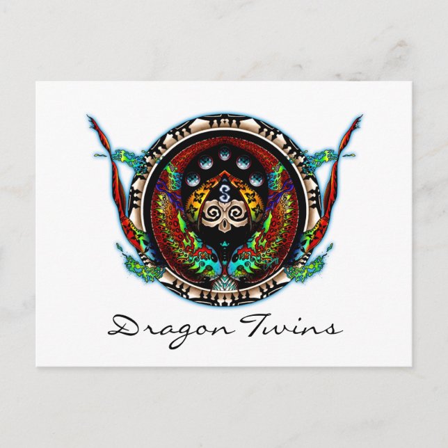 Carte Postale Dragon Twins (Devant)