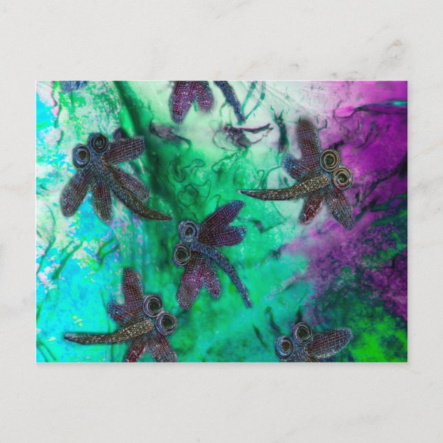 Carte Postale Dragonfly Magic (Devant)