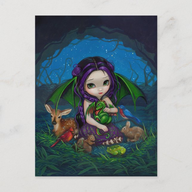 Carte postale "Dragonling Garden III" (Devant)