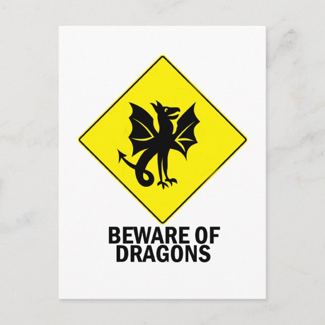 Carte Postale Dragons (Devant)