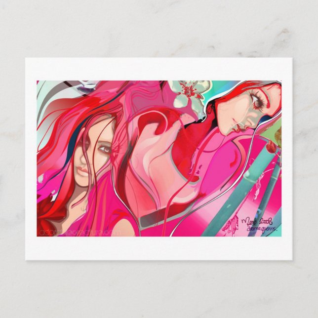 Carte postale Drama Queens (Devant)